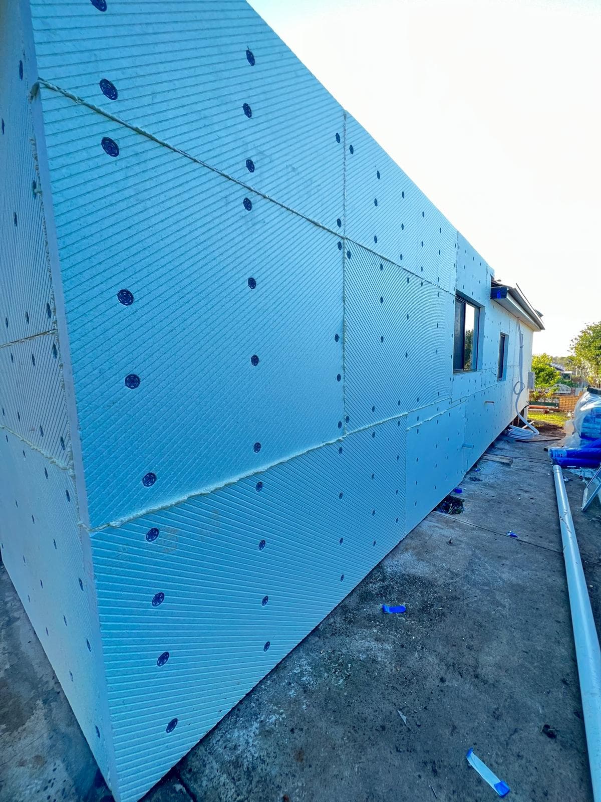 Blue Foam Installation